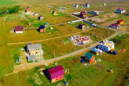 В РФ хотят узаконить строительство частных домов на с/х землях